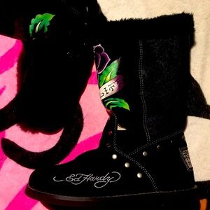 Vintage Ed hardy boots